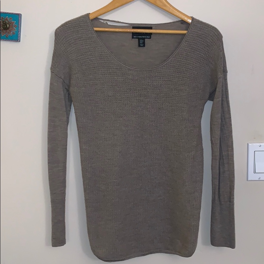 Taupe 💯% Merino Wool Cynthia Rowley Sweater